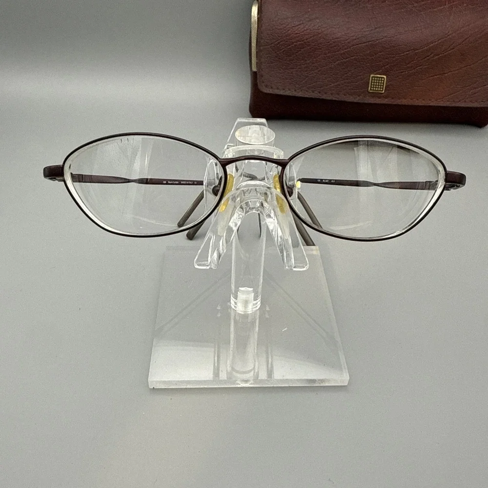 RALPH LAUREN POLO AUTHENTIC VINTAGE EYEGLASS FRAMES RL647 FULL RIM OVAL PLUM HOT